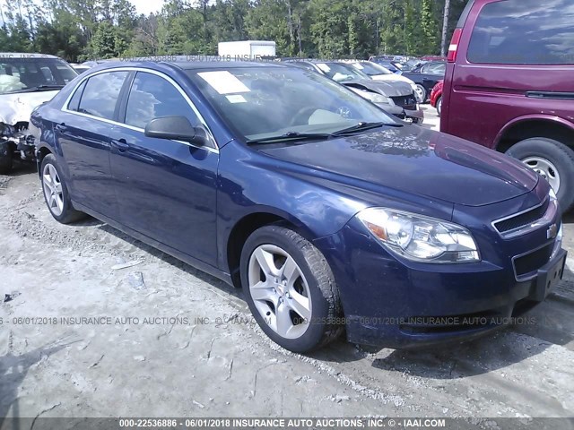 1G1ZA5EU9BF159430 - 2011 CHEVROLET MALIBU LS 海军蓝 照片 1