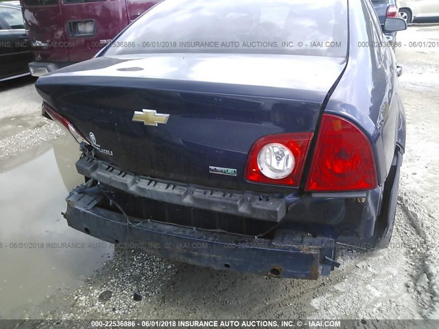 1G1ZA5EU9BF159430 - 2011 CHEVROLET MALIBU LS 海军蓝 照片 6