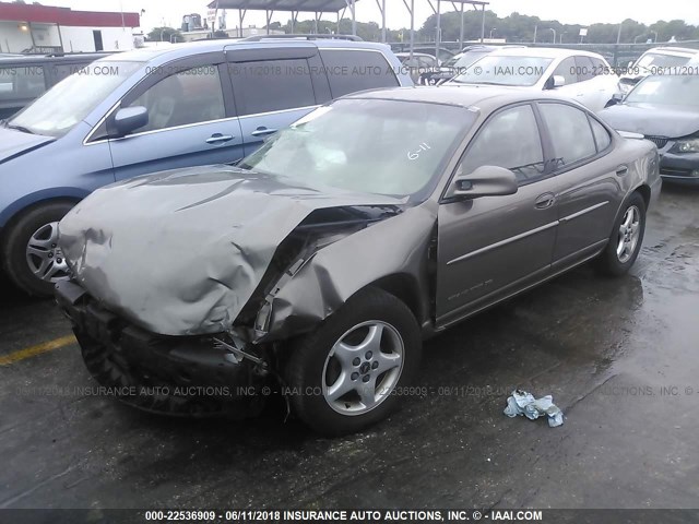 1G2WK52J02F204275 - 2002 PONTIAC GRAND PRIX SE ყავისფერი ფოტო 2