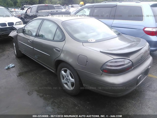 1G2WK52J02F204275 - 2002 PONTIAC GRAND PRIX SE BROWN photo 3