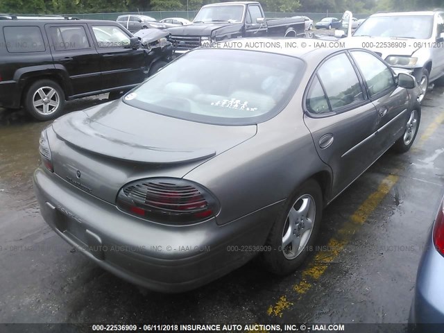 1G2WK52J02F204275 - 2002 PONTIAC GRAND PRIX SE BROWN photo 4