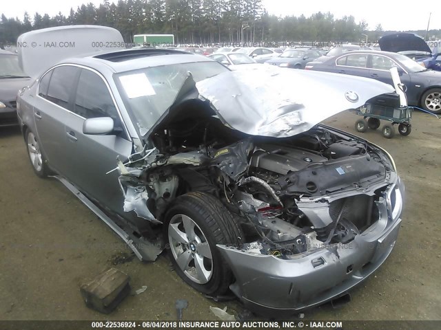 WBANF73536CG65650 - 2006 BMW 530 XI GRAY photo 1