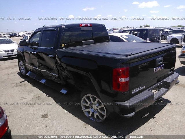 3GTU2WEJ5FG353015 - 2015 GMC SIERRA K1500 DENALI BLACK photo 3