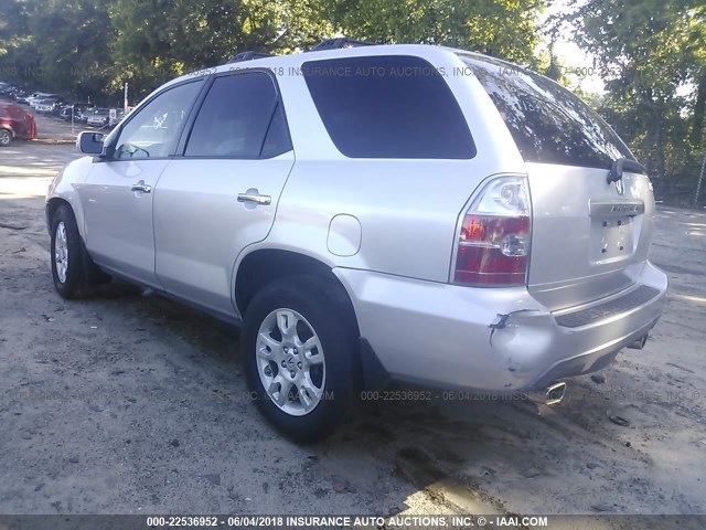 2HNYD18936H546337 - 2006 ACURA MDX TOURING SILVER photo 3