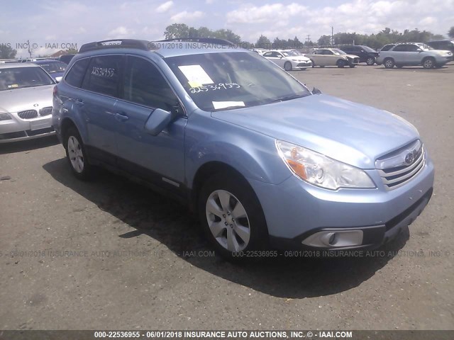 4S4BRCCC4A3339457 - 2010 SUBARU OUTBACK 2.5I PREMIUM BLUE photo 1