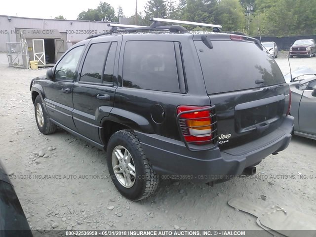 1J4GW48S04C109308 - 2004 JEEP GRAND CHEROKEE LAREDO/COLUMBIA/FREEDOM 黑色 照片 3