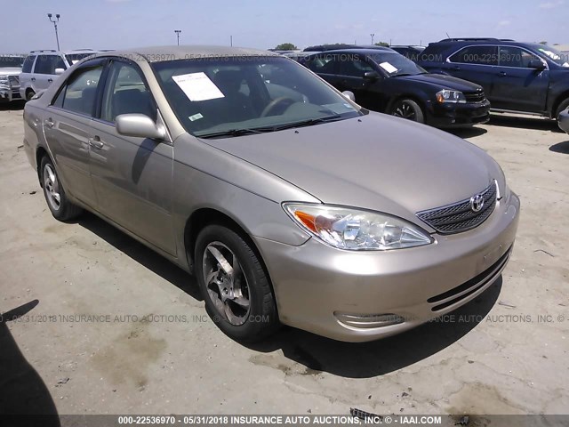 4T1BE32K83U122740 - 2003 TOYOTA CAMRY LE/XLE/SE ბეჟი ფოტო 1