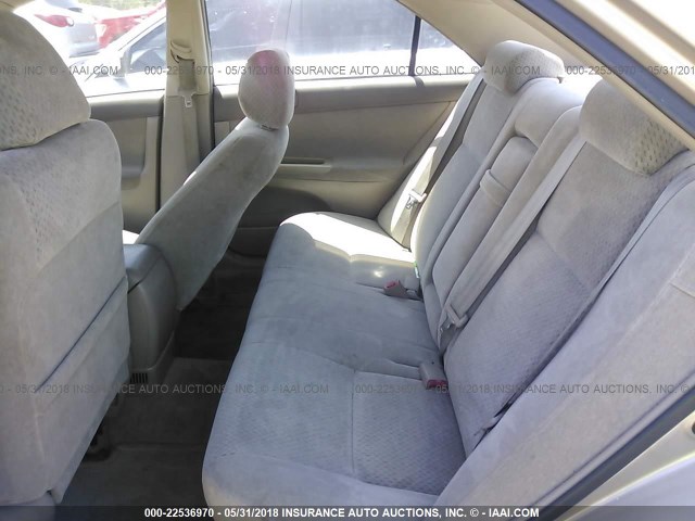 4T1BE32K83U122740 - 2003 TOYOTA CAMRY LE/XLE/SE ბეჟი ფოტო 8