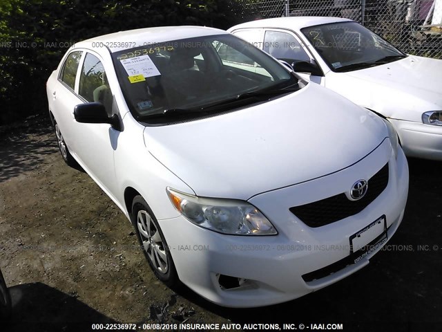 JTDBL40E29J012337 - 2009 TOYOTA COROLLA LE/XLE WHITE photo 1