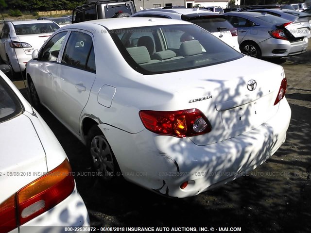 JTDBL40E29J012337 - 2009 TOYOTA COROLLA LE/XLE WHITE photo 3