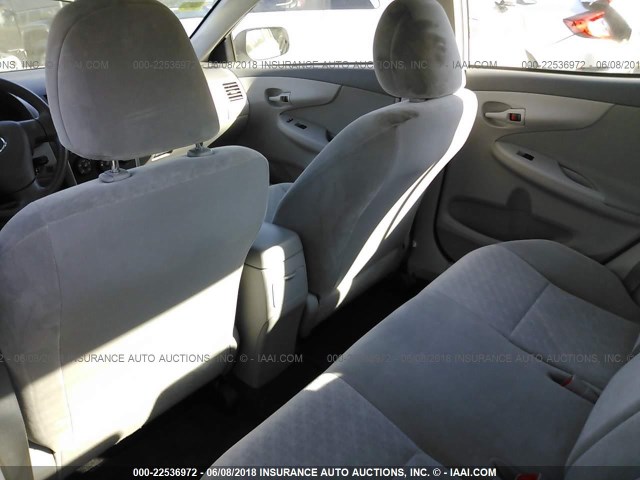 JTDBL40E29J012337 - 2009 TOYOTA COROLLA LE/XLE WHITE photo 8