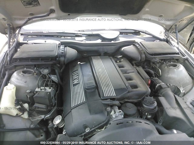 WBADT43452GZ95543 - 2002 BMW 525 I AUTOMATIC GRAY photo 10