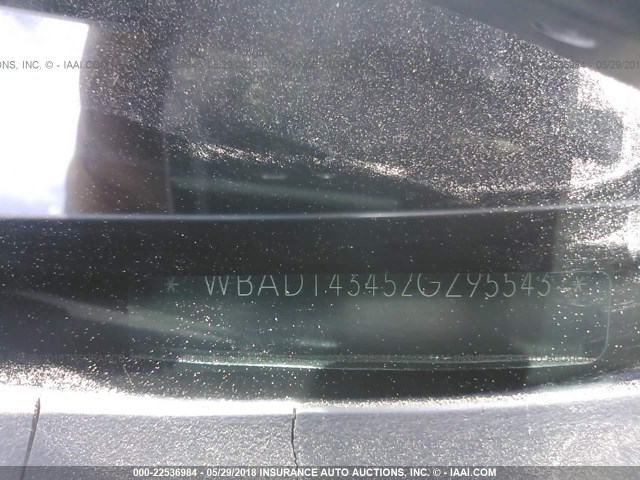 WBADT43452GZ95543 - 2002 BMW 525 I AUTOMATIC GRAY photo 9