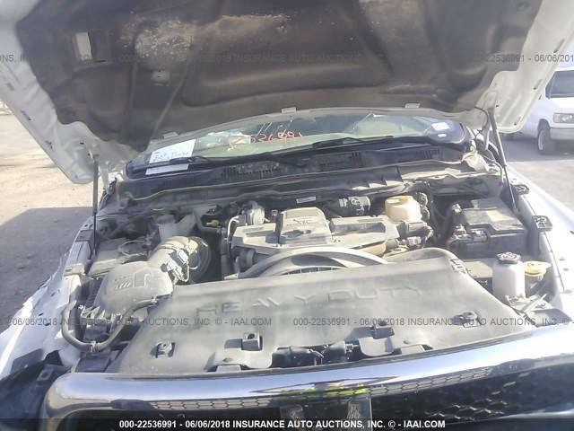3C6UR5HL1HG711983 - 2017 RAM 2500 ST WHITE photo 10