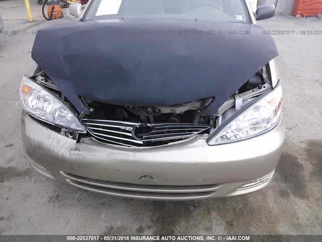 4T1BE32K54U804590 - 2004 TOYOTA CAMRY LE/XLE/SE 金色 照片 6
