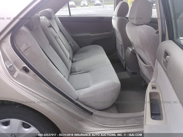 4T1BE32K54U804590 - 2004 TOYOTA CAMRY LE/XLE/SE 金色 照片 8