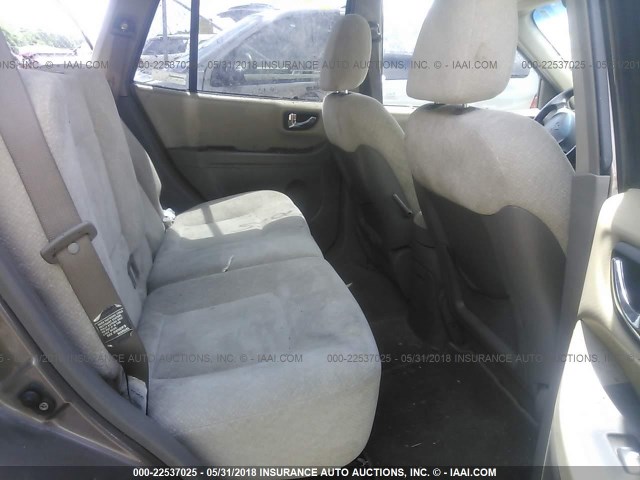 KM8SC73D05U891913 - 2005 HYUNDAI SANTA FE GLS/LX BROWN photo 8