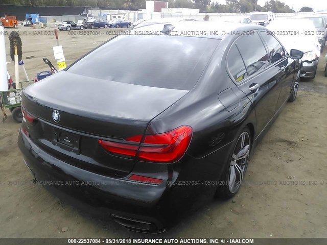 WBA7E2C50JG743136 - 2018 BMW 740 I BLACK photo 4