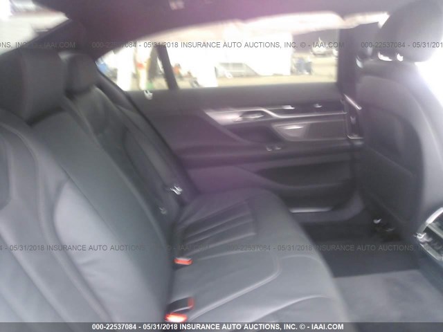 WBA7E2C50JG743136 - 2018 BMW 740 I BLACK photo 8