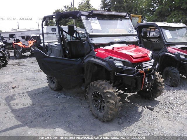 1HFVE0406G4001079 - 2016 HONDA SXS1000 M5 RED photo 1