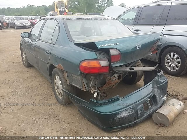 1G1NE52M7X6212527 - 1999 CHEVROLET MALIBU LS მწვანე ფოტო 3
