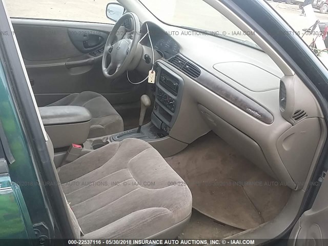 1G1NE52M7X6212527 - 1999 CHEVROLET MALIBU LS მწვანე ფოტო 5