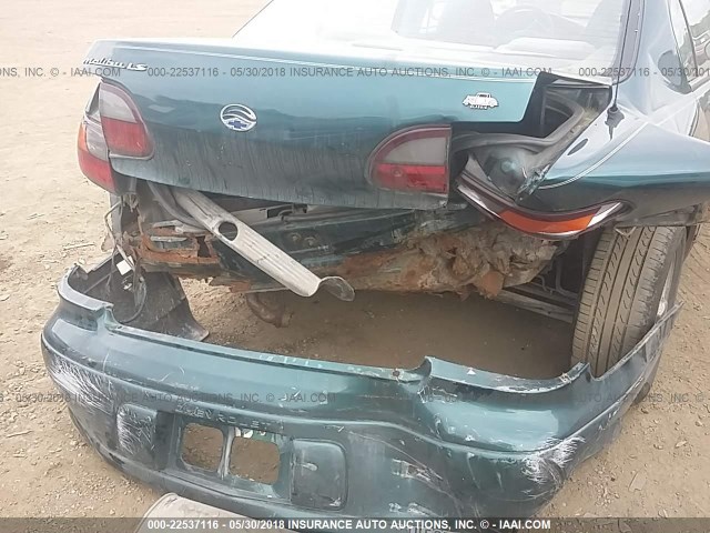 1G1NE52M7X6212527 - 1999 CHEVROLET MALIBU LS მწვანე ფოტო 6