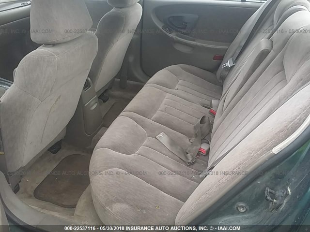 1G1NE52M7X6212527 - 1999 CHEVROLET MALIBU LS მწვანე ფოტო 8