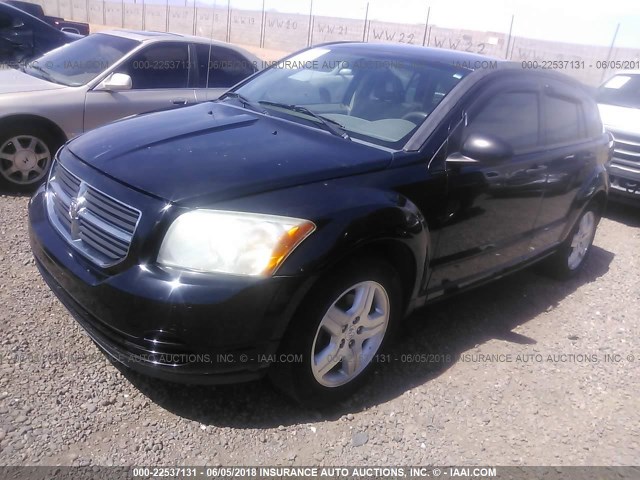 1B3JB48B47D504874 - 2007 DODGE CALIBER SXT BLACK photo 2