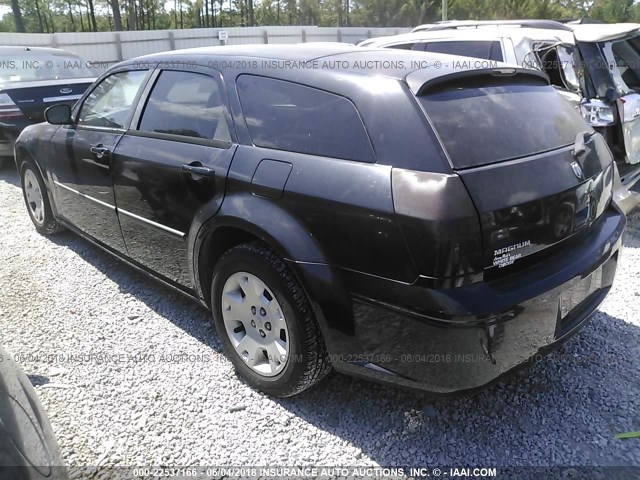 2D4FV47V67H624219 - 2007 DODGE MAGNUM SXT BLACK photo 3