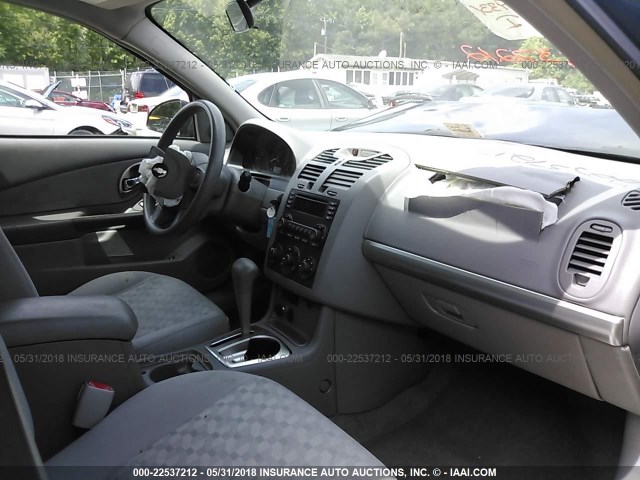 1G1ZT54835F220869 - 2005 CHEVROLET MALIBU LS ლურჯი ფოტო 5
