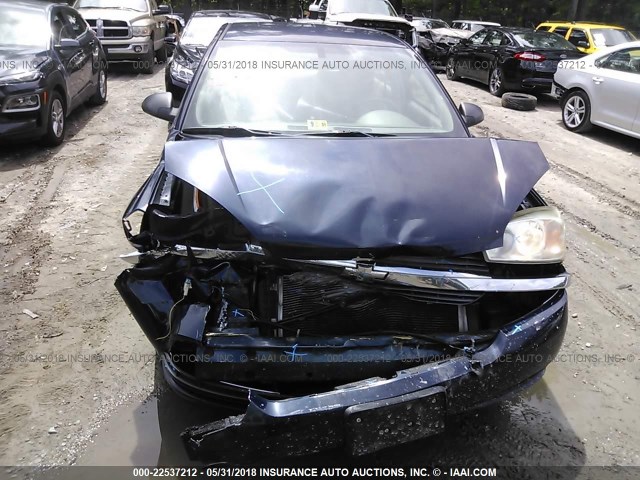 1G1ZT54835F220869 - 2005 CHEVROLET MALIBU LS ლურჯი ფოტო 6