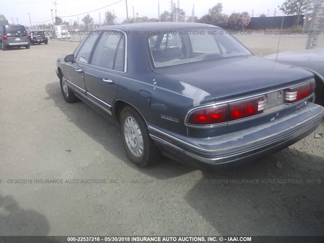 1G4HR53L8PH403629 - 1993 BUICK LESABRE LIMITED GREEN photo 3