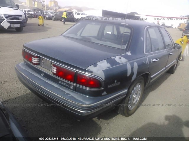 1G4HR53L8PH403629 - 1993 BUICK LESABRE LIMITED GREEN photo 4