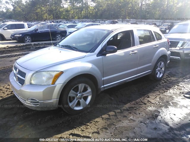 1B3CB4HA4AD533265 - 2010 DODGE CALIBER SXT SILVER photo 2