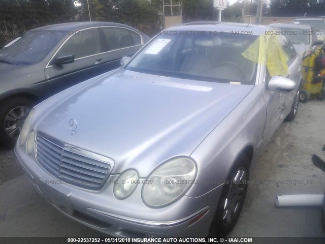 WDBUF65J33A168278 - 2003 MERCEDES-BENZ E 320 SILVER photo 2