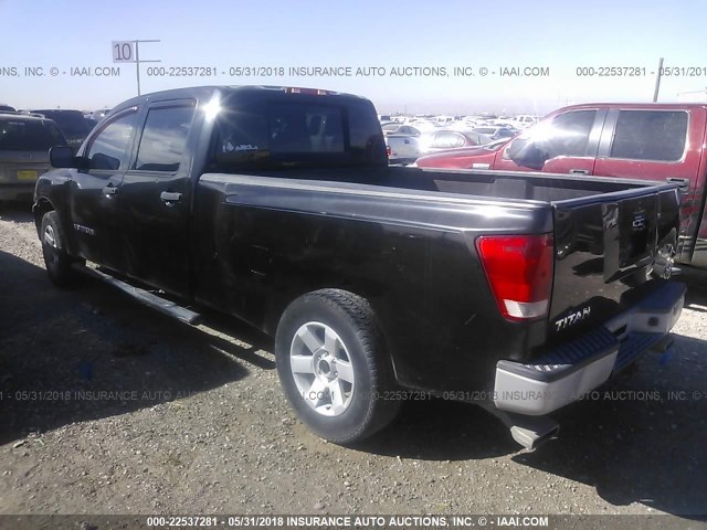 1N6BA07G18N311490 - 2008 NISSAN TITAN XE/SE/LE BLACK photo 3