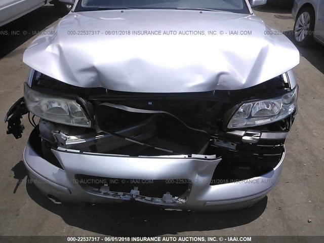 YV1RS592762527821 - 2006 VOLVO S60 2.5T SILVER photo 6