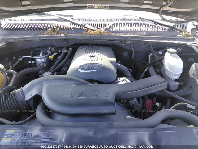 1GNFK16TX4J102490 - 2004 CHEVROLET SUBURBAN K1500 GRAY photo 10