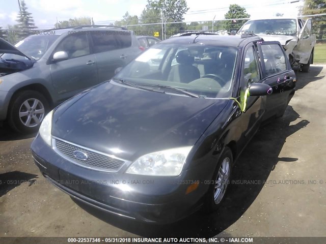 1FAFP36N96W131885 - 2006 FORD FOCUS ZXW BLACK photo 2