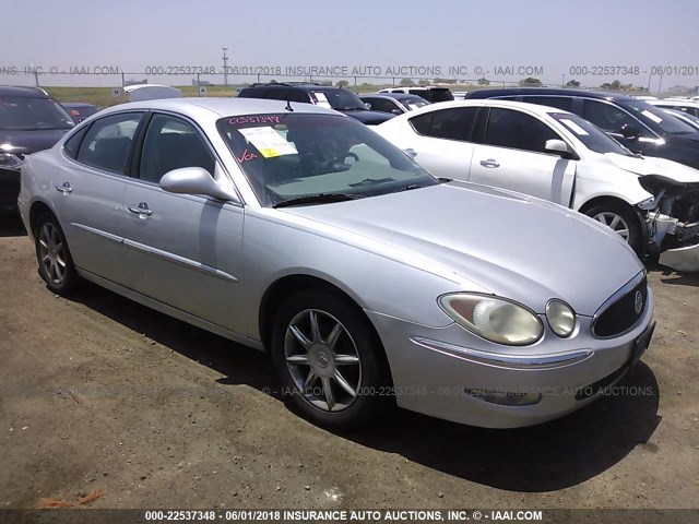 2G4WE537051274047 - 2005 BUICK LACROSSE CXS SILVER photo 1