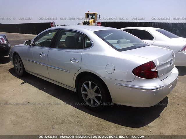 2G4WE537051274047 - 2005 BUICK LACROSSE CXS SILVER photo 3