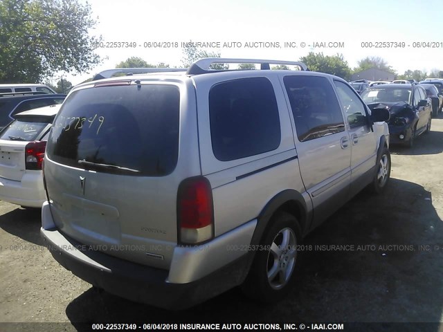 1GMDX33L76D225324 - 2006 PONTIAC MONTANA SV6 SILVER photo 4