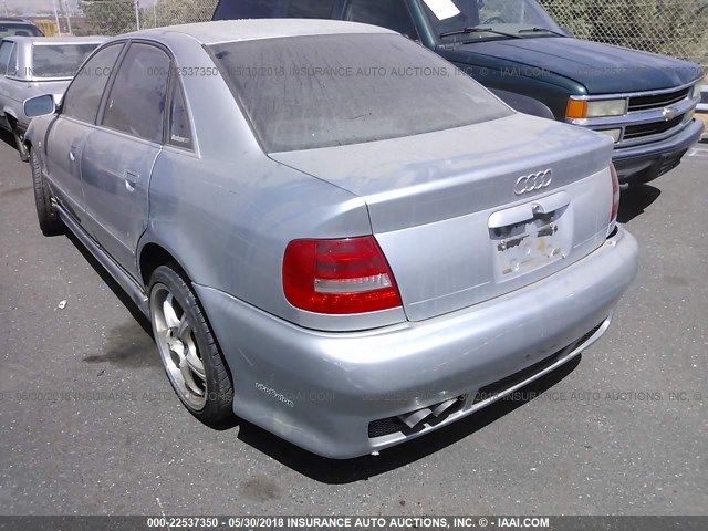 WAUED28D0XA038746 - 1999 AUDI A4 2.8 QUATTRO SILVER photo 3