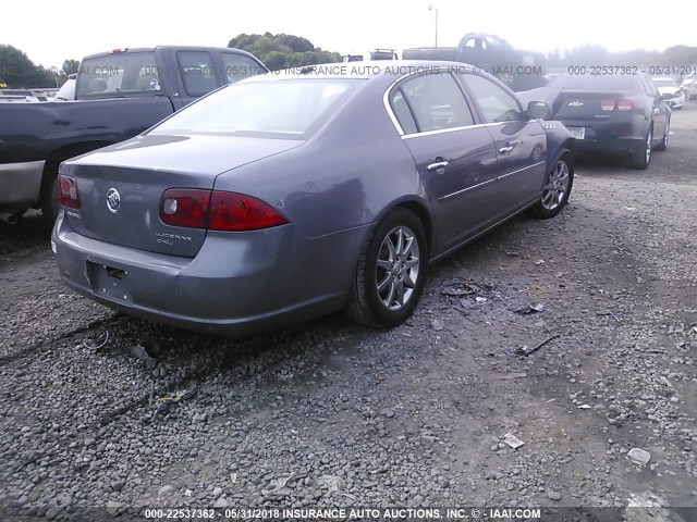 1G4HD57207U123193 - 2007 BUICK LUCERNE CXL GRAY photo 4