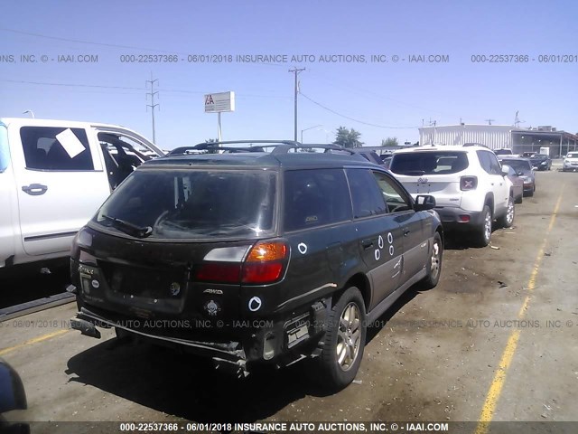 4S3BH686617643748 - 2001 SUBARU LEGACY OUTBACK LIMITED GREEN photo 6