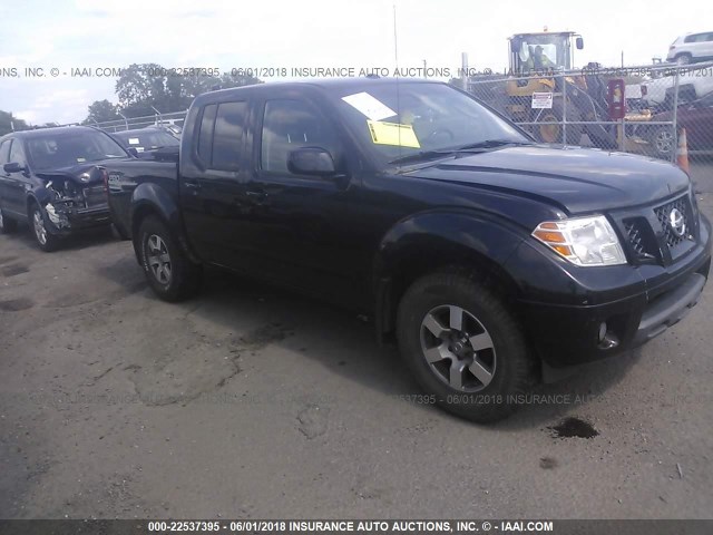 1N6AD0EV1AC444062 - 2010 NISSAN FRONTIER CREW CAB SE/LE/NISMO BLACK photo 1