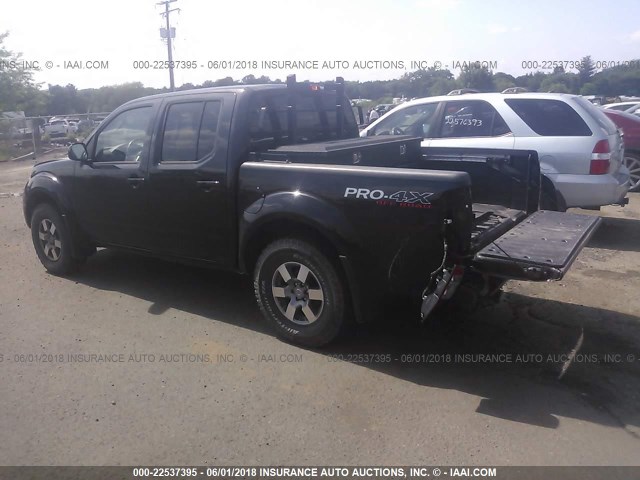 1N6AD0EV1AC444062 - 2010 NISSAN FRONTIER CREW CAB SE/LE/NISMO BLACK photo 3