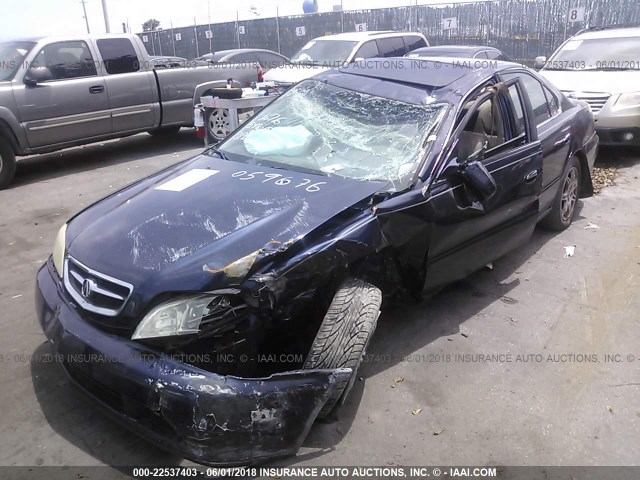 19UUA5660YA059676 - 2000 ACURA 3.2TL BLUE photo 6