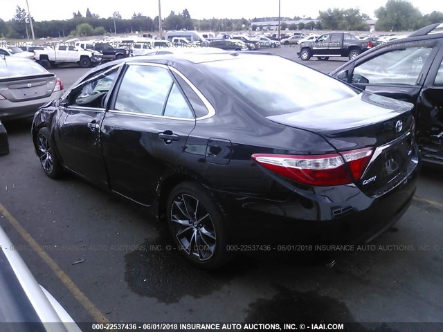 4T1BK1FK2GU575958 - 2016 TOYOTA CAMRY XSE/XLE Qara foto 3